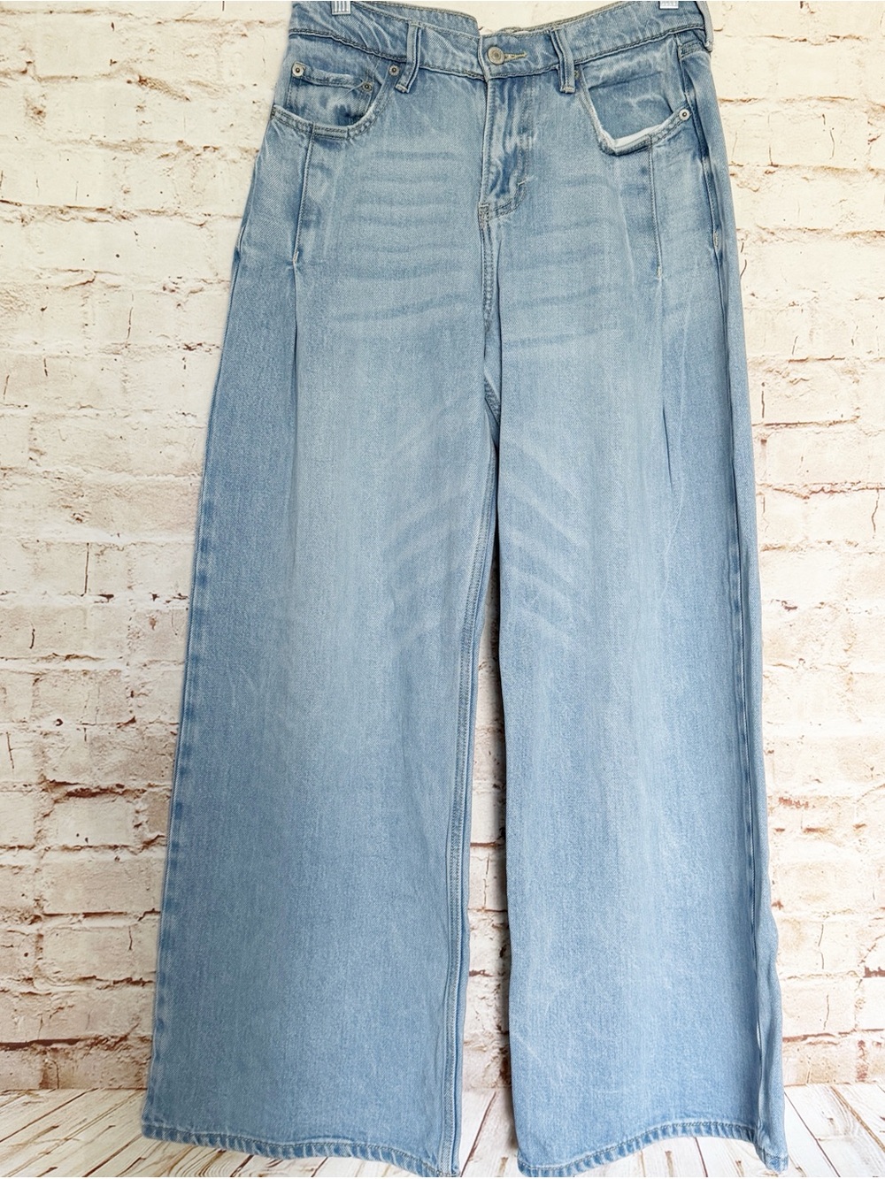 Lucky Brand wide lag palazzo jeans